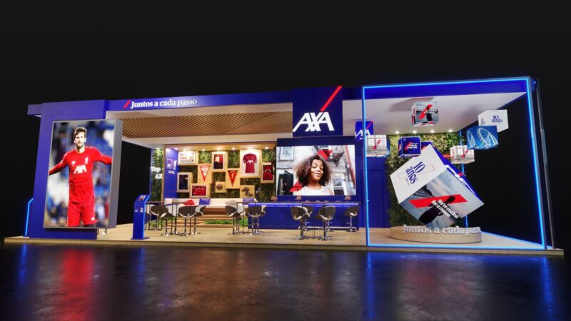 Estande da AXA na Conec 2025 / Foto: Divulgação