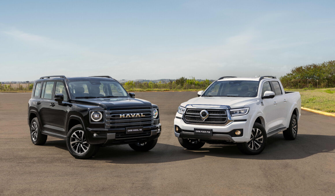 Haval H9 e Poer P30 Divulgação
