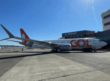 Foto: Aeronave Boeing MAX 8 (prefixo PS-GRM), a 58ª deste modelo da frota da GOL / Divulgação GOL
