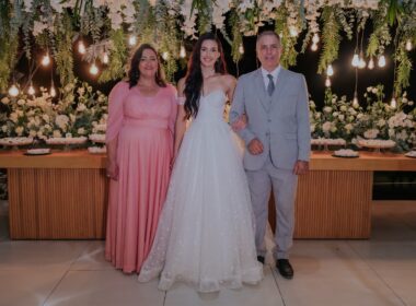Graças ao transplante, Daniela pôde estar presente no casamento da filha Crédito: divulgação