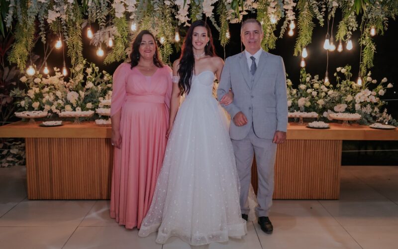 Graças ao transplante, Daniela pôde estar presente no casamento da filha Crédito: divulgação