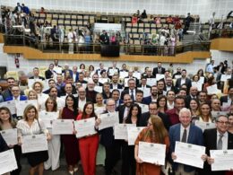 Corretores de Seguros recebem Diploma de Honra ao Mérito na Câmara Municipal de Goiânia / Foto: Sincor-GO / Divulgação