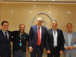 Marcelo Rocha, Lucas Vergilio, Airton de Almeida Filho, César Neves e Armando Vergilio / Foto: João Vitor Silva / ENS / Divulgação
