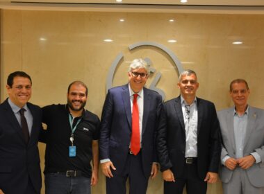 Marcelo Rocha, Lucas Vergilio, Airton de Almeida Filho, César Neves e Armando Vergilio / Foto: João Vitor Silva / ENS / Divulgação