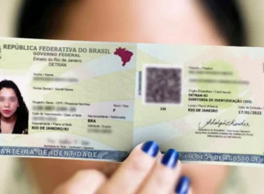 Nova Carteira de Identidade Nacional pode reduzir em até 10 vezes o risco de fraude em relação ao RG, aponta Serasa Experian / Foto: Detran-RJ / Divulgação