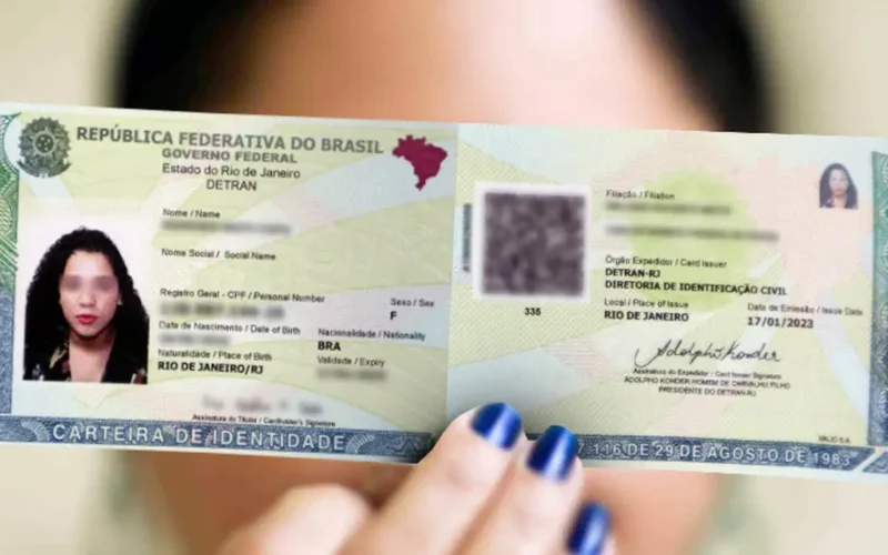 Nova Carteira de Identidade Nacional pode reduzir em até 10 vezes o risco de fraude em relação ao RG, aponta Serasa Experian / Foto: Detran-RJ / Divulgação