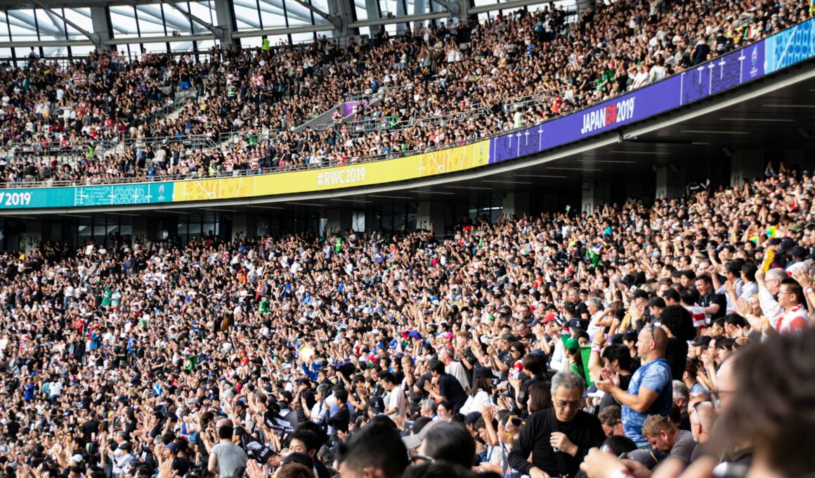 people at the bleachers of the stadium