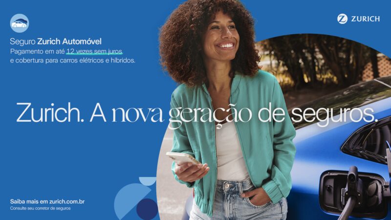 Zurich apresenta nova fase de campanha institucional e reforça posicionamento como “A nova geração de seguros” / Divulgação
