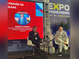 Humberto Madeira e Felipe Buranello na Expo Franchising ABF Rio
