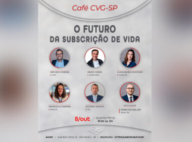 Café CVG-SP debaterá “O Futuro da Subscrição de Vida” / Divulgação