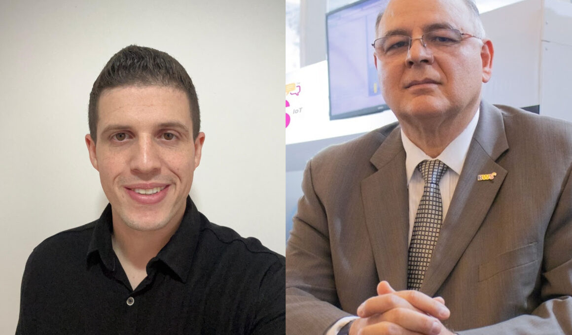 Victor Garcia, Regional Sales Director da SIMCom South America e Oswaldo Conti-Bosso, Presidente da BWS IoT