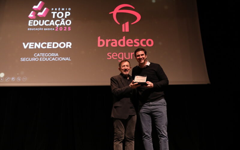 Seguro educacional da Bradesco Vida e Previdência é reconhecido pelo terceiro ano consecutivo com o Prêmio Top Educação / Foto: Divulgação