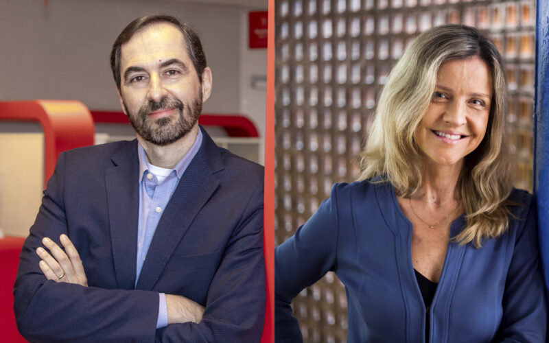 Alexandre Nogueira, diretor do Grupo Bradesco Seguros e Ana Claudia Frighetto Gonzalez, superintendente sênior do Grupo Segurador/ Foto: Divulgação