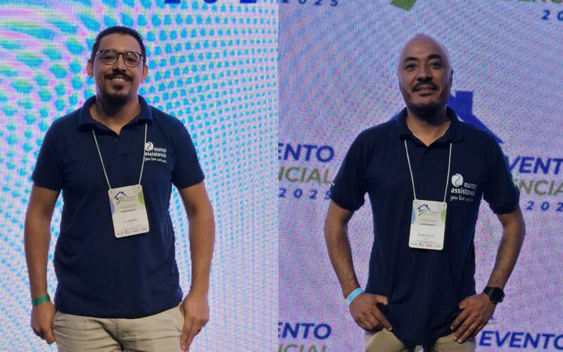 Cleber da Silva Sant’ana, coordenador de Treinamento da Europ Assistance Brasil; Douglas Rogério Fernandes dos Santos, coordenador da Rede de Prestadores da EABR / Foto: Divulgação