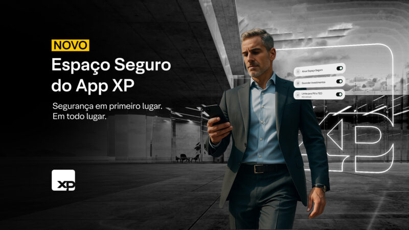 XP lança "Espaço Seguro", nova funcionalidade do aplicativo que reforça a segurança em investimentos e transações / Divulgação