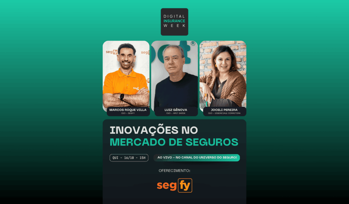 Digital Insurance Week realiza webinar sobre inovação no mercado de seguros
