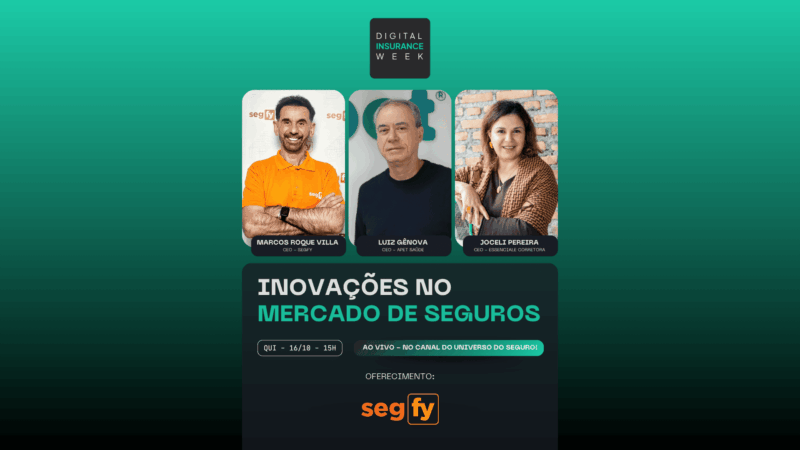 Digital Insurance Week realiza webinar sobre inovação no mercado de seguros