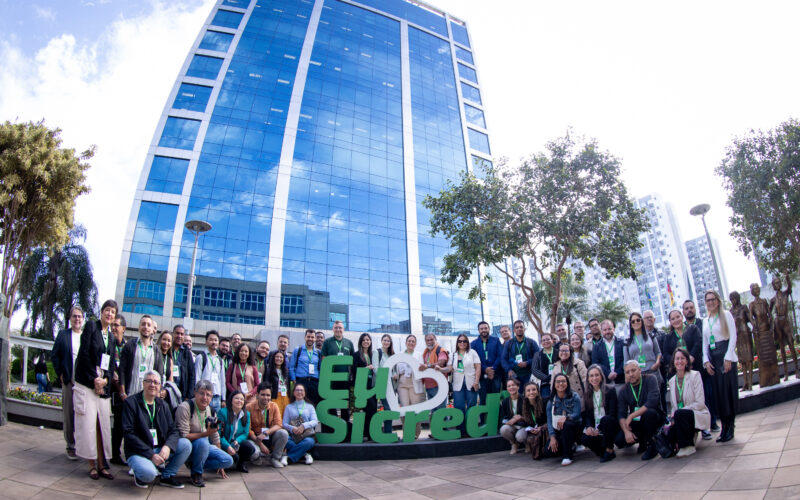 Jornalistas de todo o país visitaram a sede do Sicredi em Porto Alegre (RS) Eduardo Rocha/Sicredi