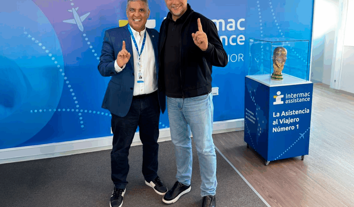 Foto: CEO Global da Intermac, Eduardo Aoki, e o diretor executivo de Seguros da Sabemi, Rodrigo Pecoraro / Divulgação