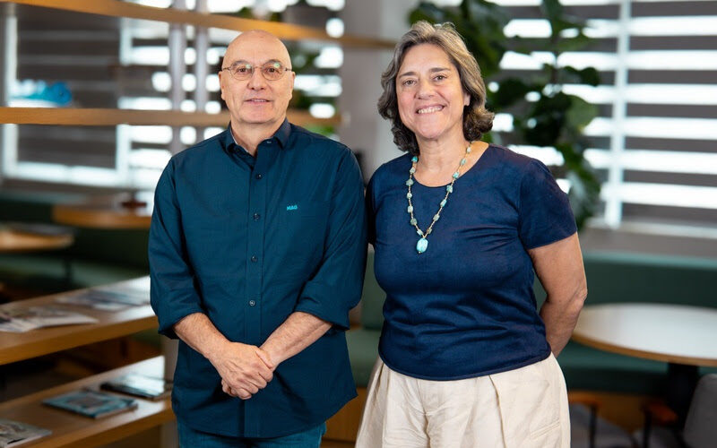 Helder Molina, CEO e chairman do Grupo MAG, e Carla Tieppo, conselheira consultiva do Grupo MAG / Foto: Divulgação