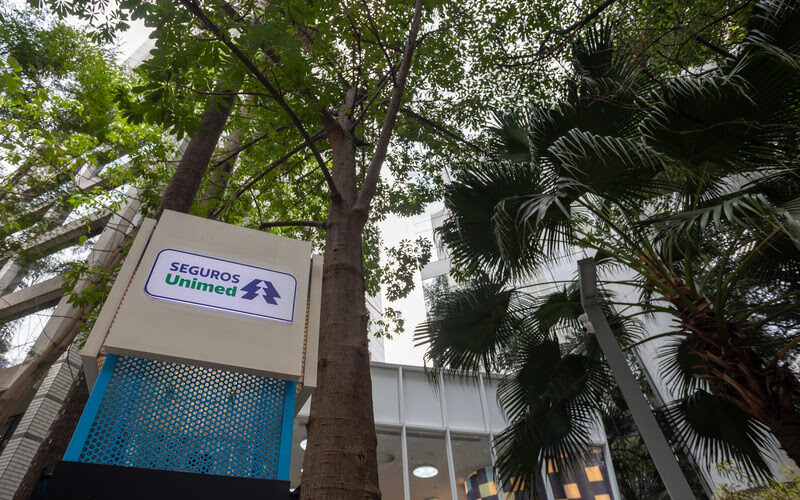 Fachada de Seguros Unimed / Foto: Nilton Fukuda