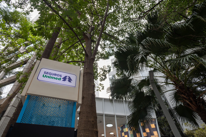 Fachada de Seguros Unimed / Foto: Nilton Fukuda