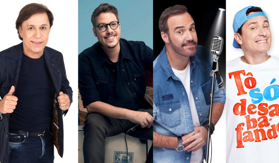 Tom Cavalcante, Fábio Porchat, Diogo Portugal e Rafael Portugal/ Divulgação
