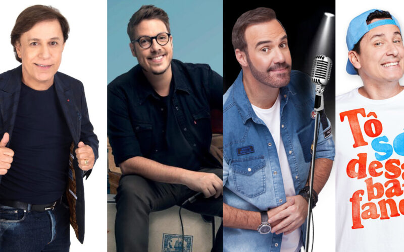 Tom Cavalcante, Fábio Porchat, Diogo Portugal e Rafael Portugal/ Divulgação