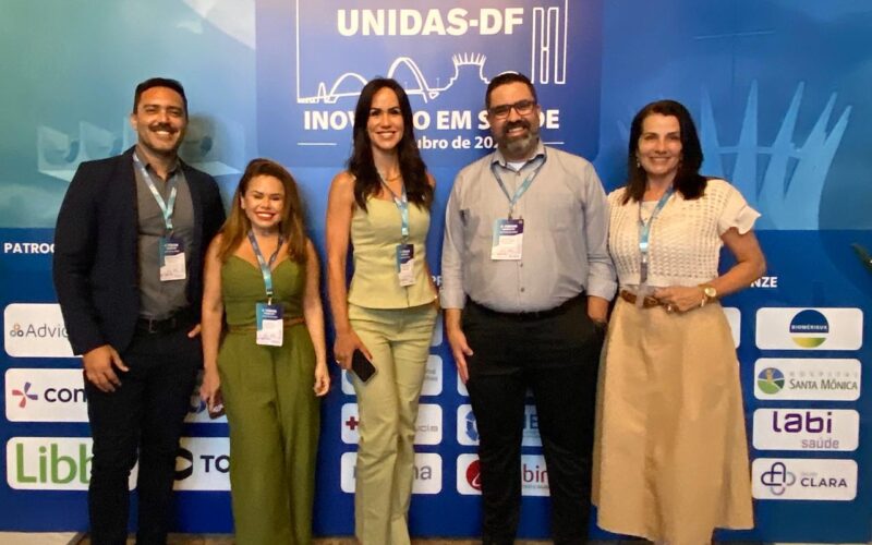 Miguel Nascimento, Deniz Oliveira, Simone Bandeira, Fernando Rocha e Rose Caribe do Grupo Kora Saúde.