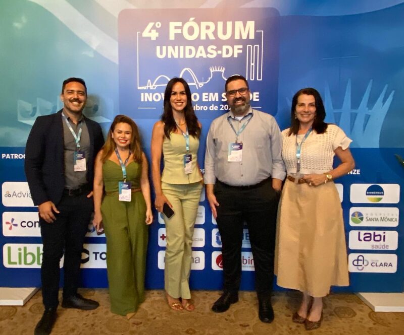 Miguel Nascimento, Deniz Oliveira, Simone Bandeira, Fernando Rocha e Rose Caribe do Grupo Kora Saúde.