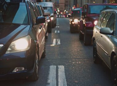 cars on road