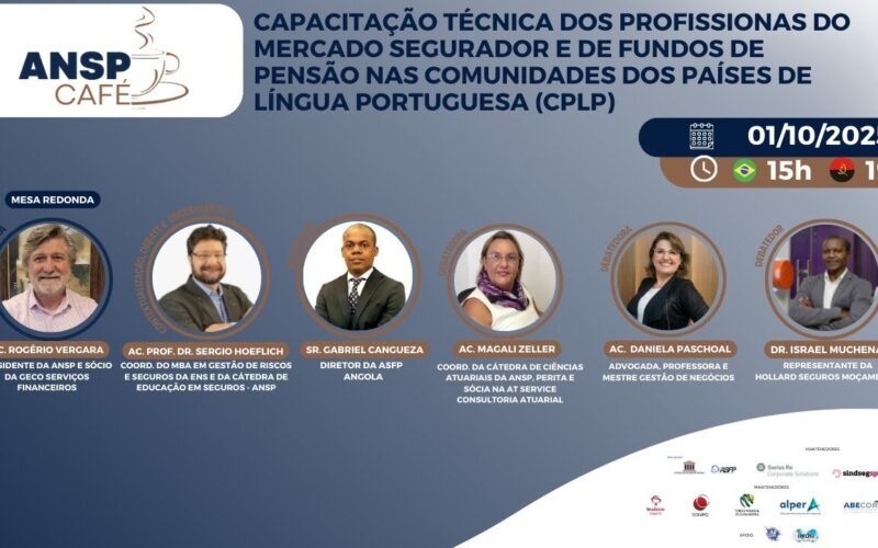 ANSP Café debate Capacitação Técnica em Seguros e Fundos de Pensão na CPLP / Reprodução