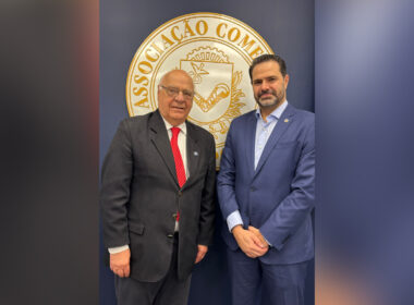 Dr. Roberto Mateus Ordine (Presidente da Associação Comercial de São Paulo (ACSP), e Anderson Festa (Presidente da Associação Av. Henry Ford, Mooca e Região ) (Crédito: Em divulgação)
