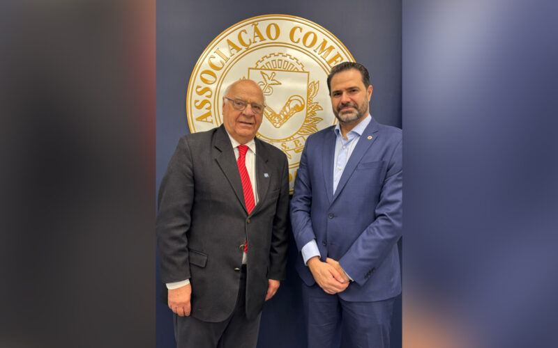 Dr. Roberto Mateus Ordine (Presidente da Associação Comercial de São Paulo (ACSP), e Anderson Festa (Presidente da Associação Av. Henry Ford, Mooca e Região ) (Crédito: Em divulgação)