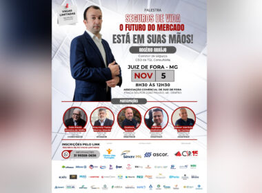 CSP-MG, Sincor-MG e ASCOR realizam evento em Juiz de Fora com palestra de Rogério Araújo / Divulgação