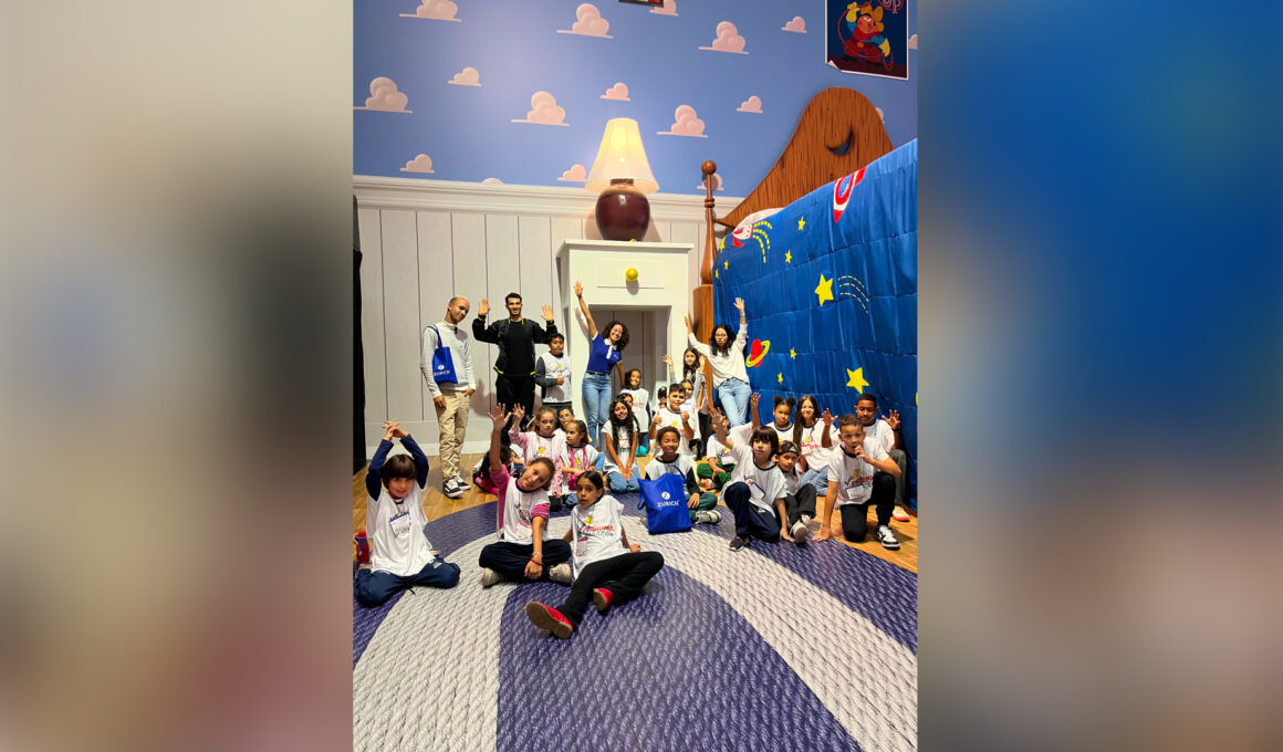 Zurich Seguros realiza ação especial e leva crianças do Instituto Próxima Geração ao Mundo Pixar / Foto: Divulgação