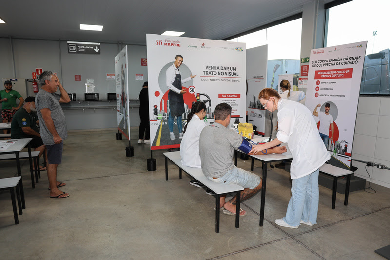 Fundación MAPFRE e RioSP promovem iniciativa de segurança viária para caminhoneiros em Pindamonhangaba durante a Semana Nacional do Trânsito / Foto: Divulgação