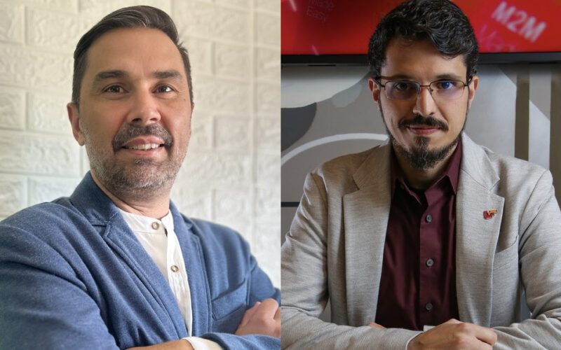 Matheus Vicente, Diretor Comercial da Hapolo/ Thiago Rodrigues, CEO da Links Field Brasil/ Divulgação