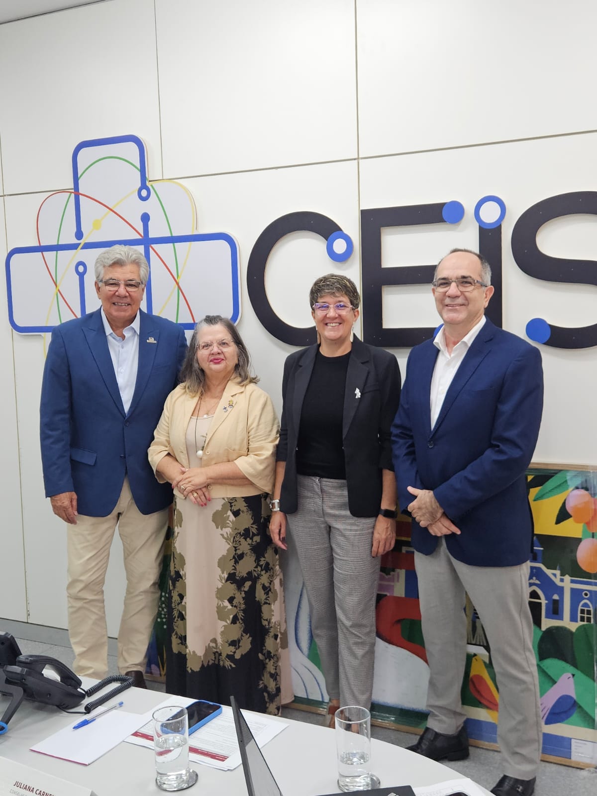 Divulgação/ HemobrásAndré Pinho, Ana Paula Menezes, Fernanda de Negri; Antônio Edson Lucena