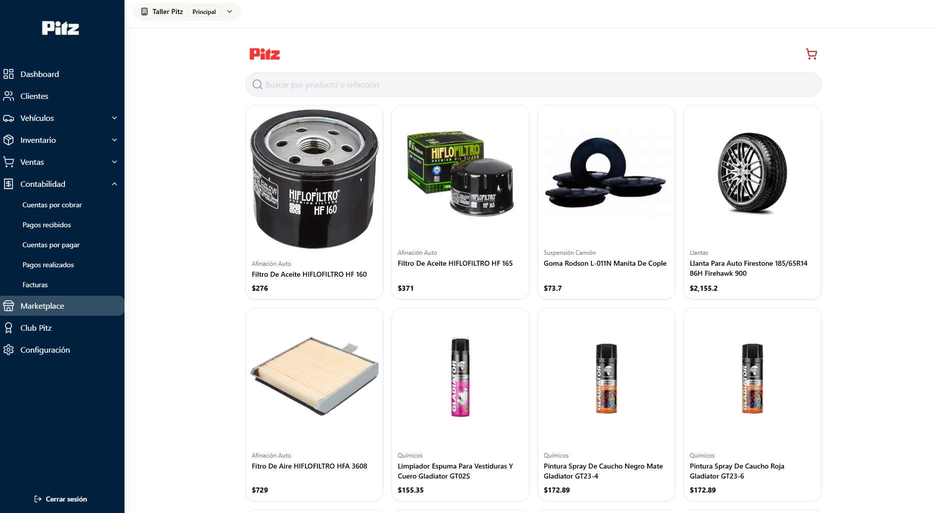 Pitz está lançando marketplace especificamente para profissionais de oficina/ Divulgação/Pitz