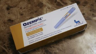 Ozempic medication box, with pen injection.